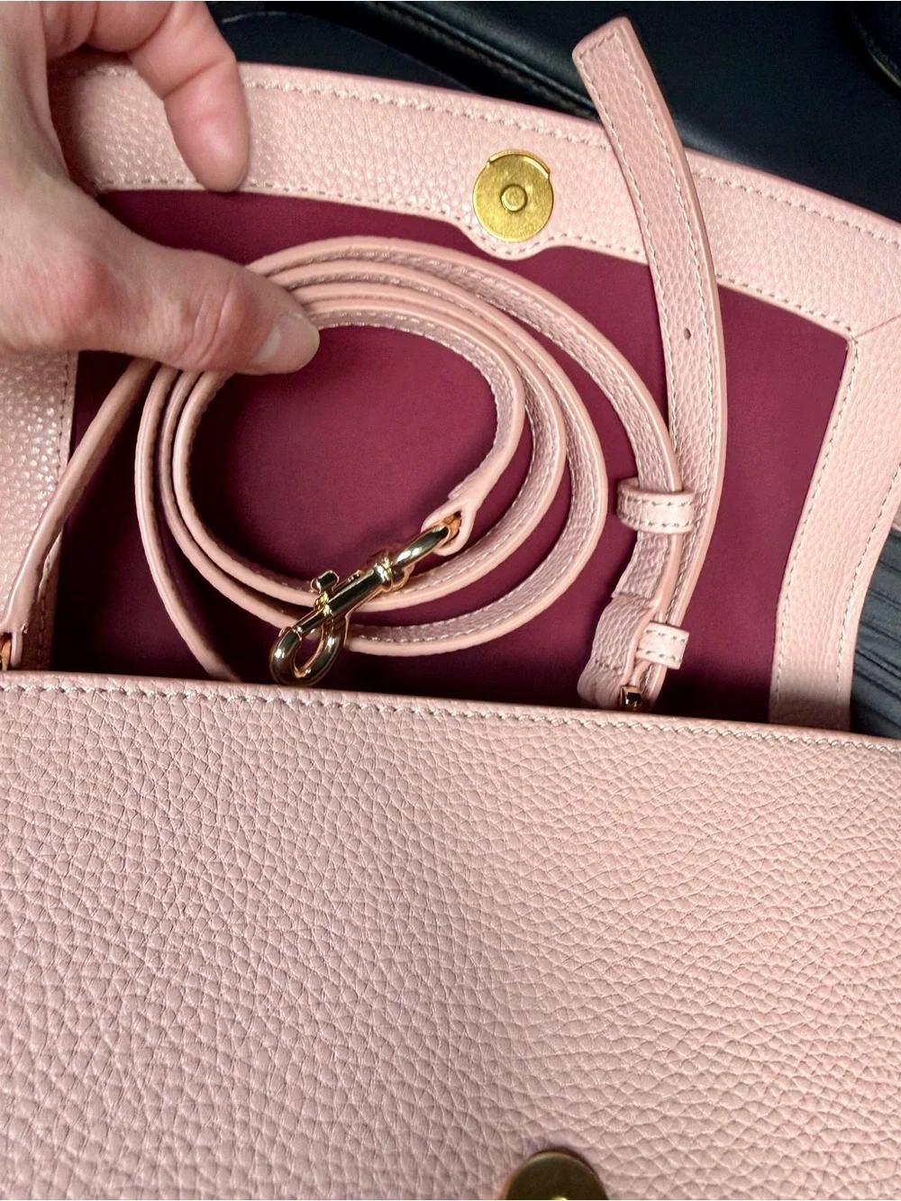 Marc Jacobs “the bold” Pink Leather bag